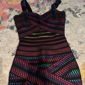 Bella Barnett Multicolor Striped Women's Dress